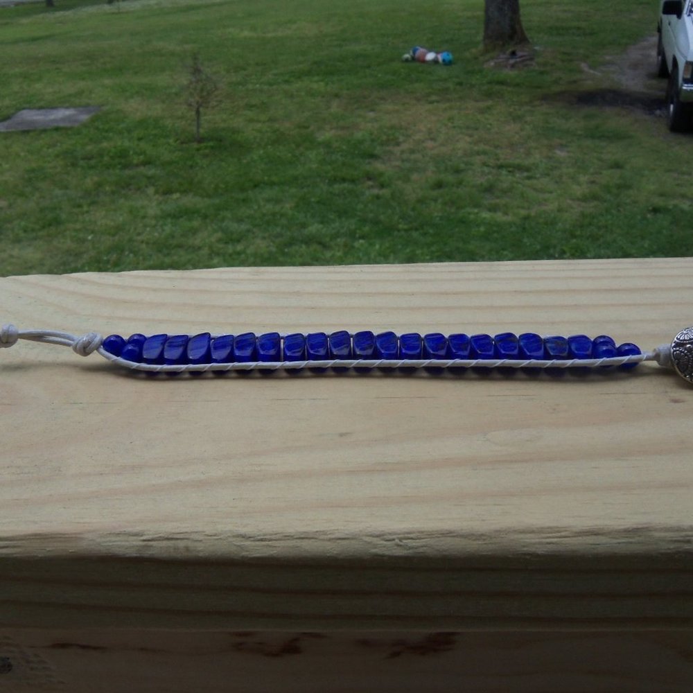 Handmade cobalt wrap - Picture 3 of 3
